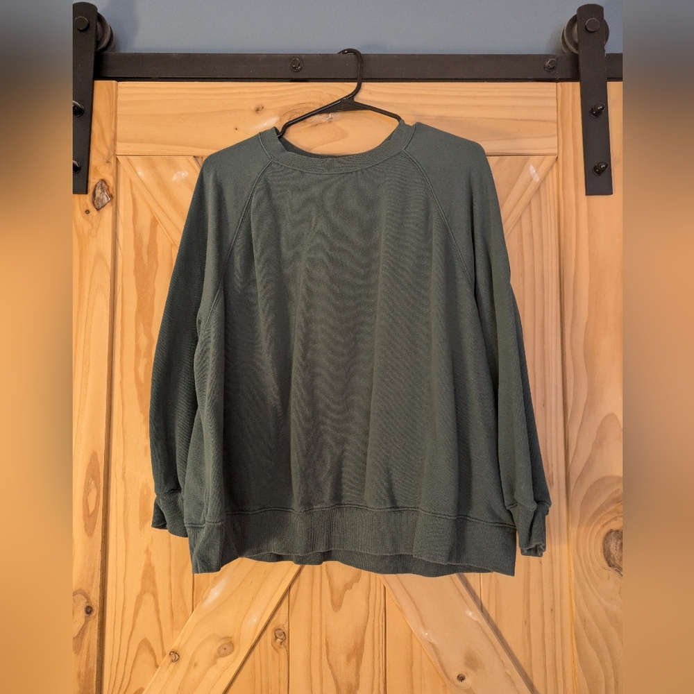 Old Navy Blue/Green Sweatshirt Large